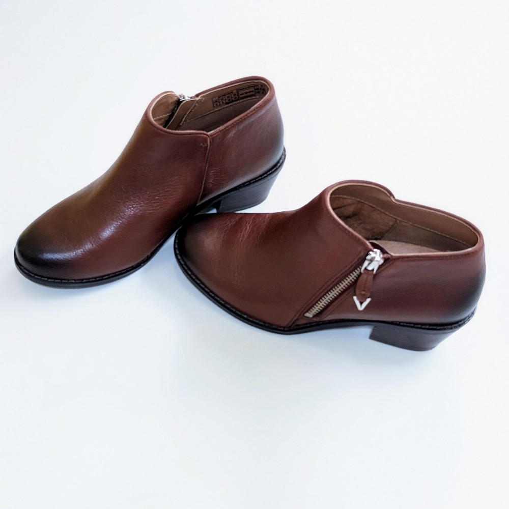 Vionic Jolene Ankle Boot Mocha Brown Leather. Size 5 - Picture 14 of 16